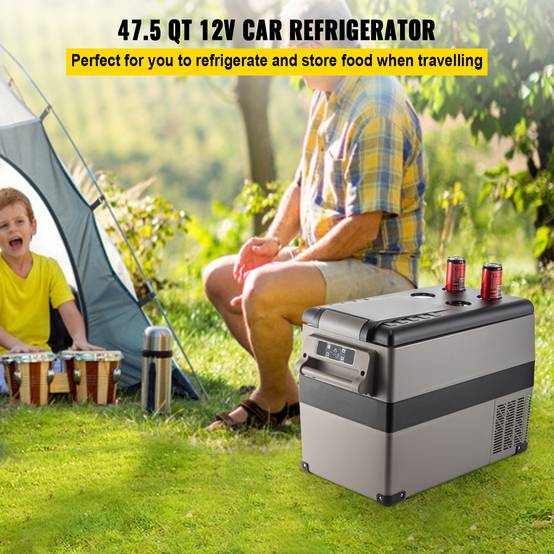 VEVOR Glaciere 45L double zone -20C a 10C 12/24V et 100-240V pour camion bateau camping - Image 2