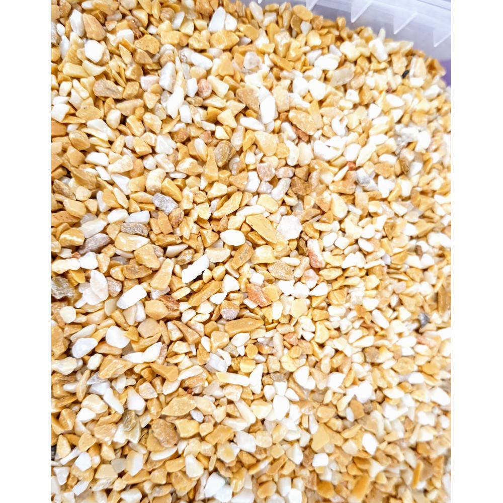 Gravier décoratif 2-3 mm jaune Ashewa aquaSand 5 kg pour aquarium - Imagen 2