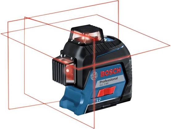 Bosch - Laser lignes croix GLL 3-80 Professional + coffret - BOSCH - 0601063S00 - Image 2