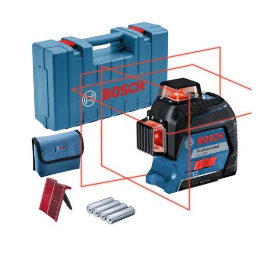 Bosch - Laser lignes croix GLL 3-80 Professional + coffret - BOSCH - 0601063S00 - Image 1