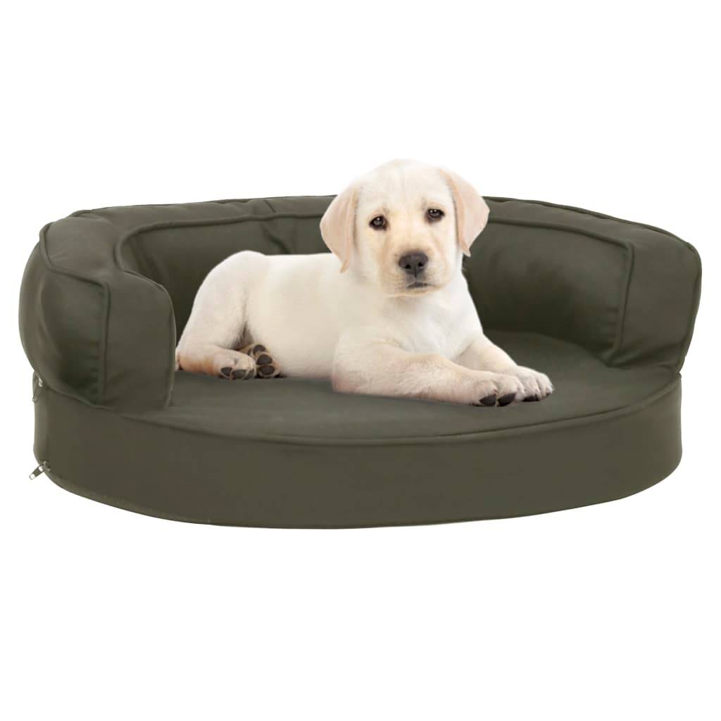 Vidaxl - Matelas de lit ergonomique pour chien 60x42 cm Aspect de lin vidaXL 171289 - Imagen 1