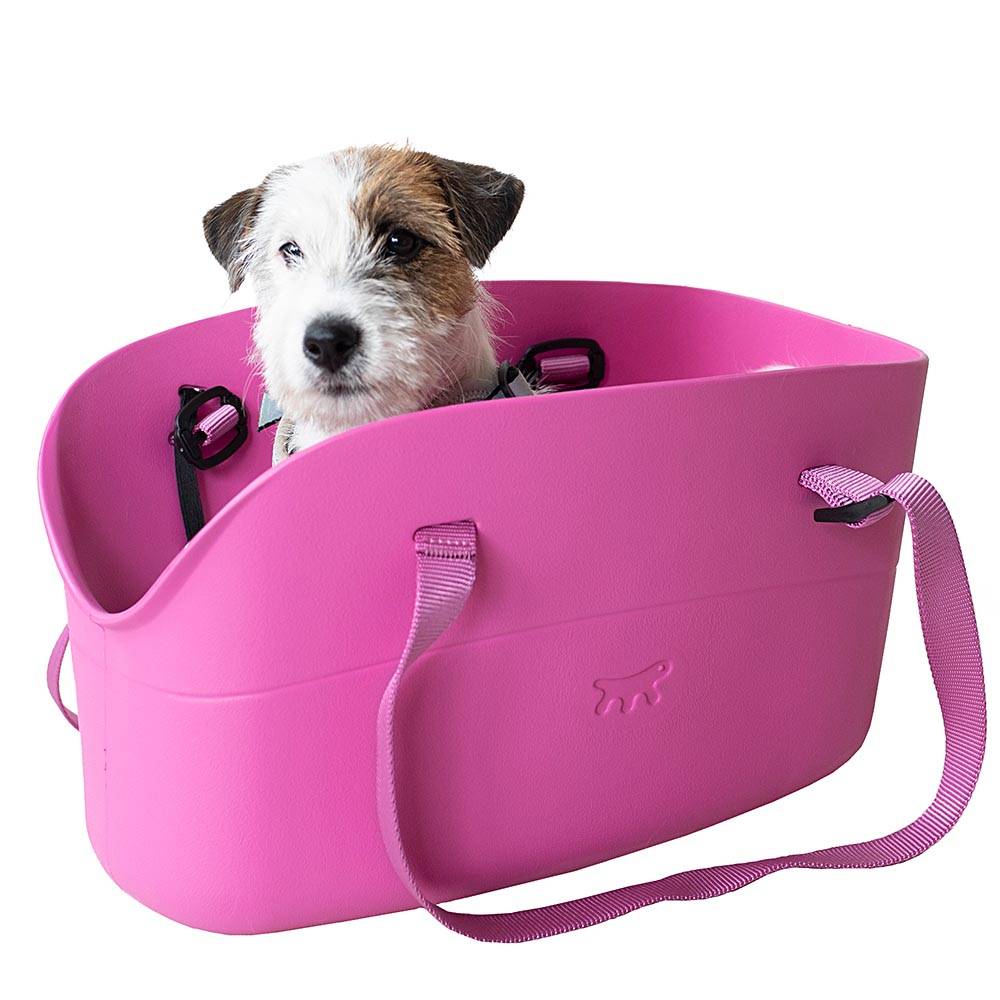 Ferplast - Ferplast Sac de transport pour chiens de petite taille WITH ME, EVA, caoutchouc souple plastifié, lavable, poignées réglables, ceinture de sécurité - Imagen 5