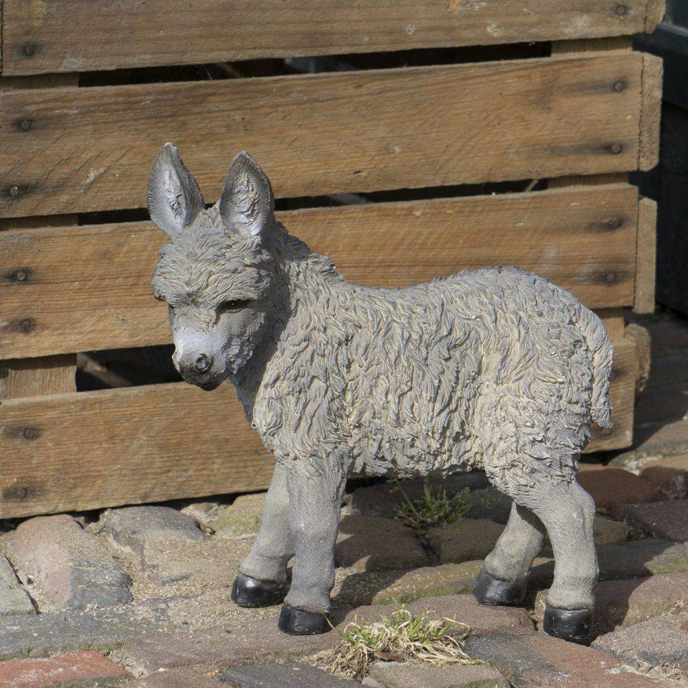 Farmwood Animals - Petit ane décoratif en résine Debout - Imagen 2