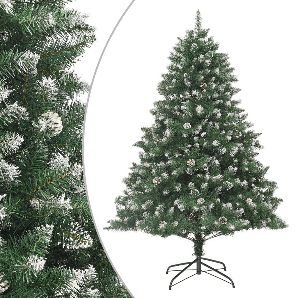 Vidaxl - Sapin de Noël artificiel avec support 180 cm PVC vidaXL 345161 - Image 1