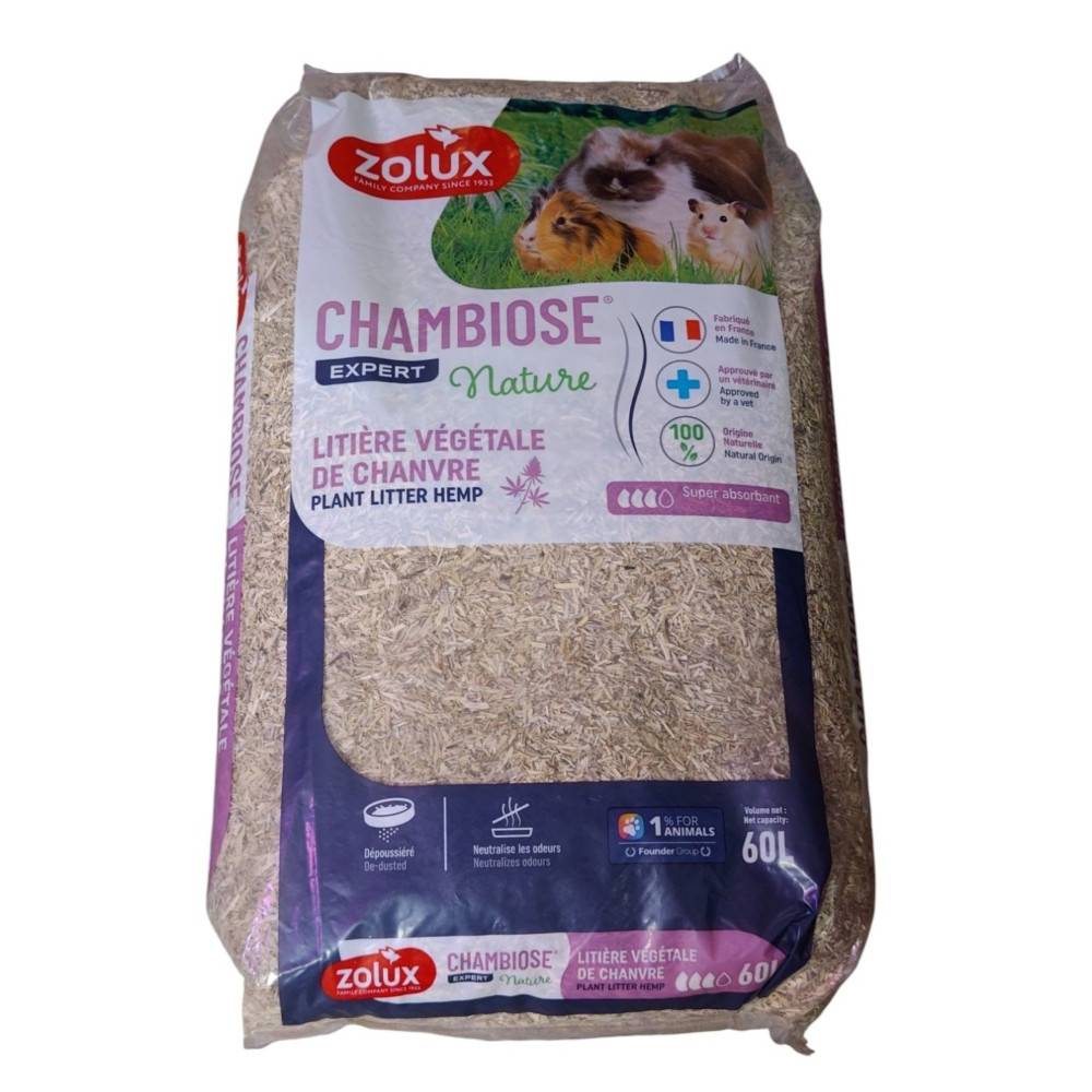 Zolux - Litière Chambiose nature 60 L -7 kg pour rongeur - Imagen 1