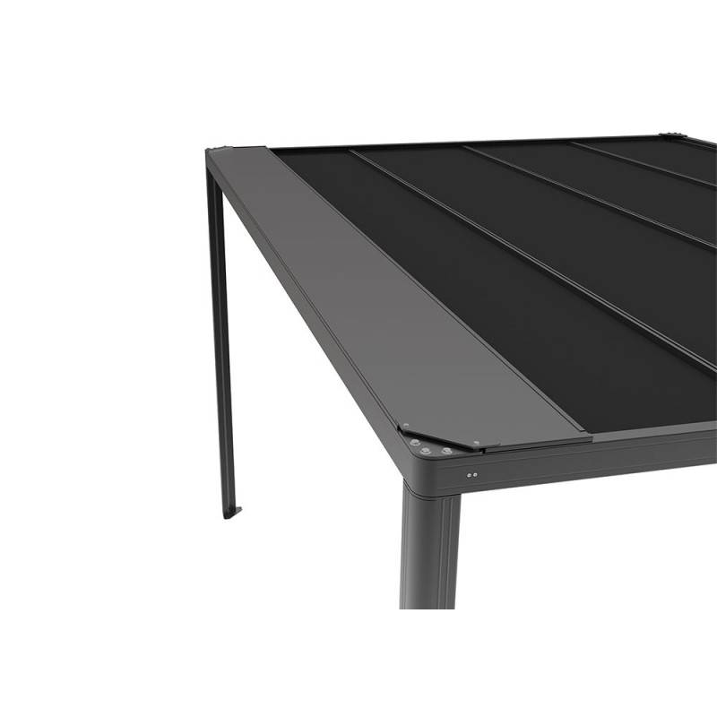 Chalet & Jardin - TOIT TERRASSE ALU - Couv'terrasse® E STORE- 9M² - GRIS Chalet & Jardin - Imagen 8