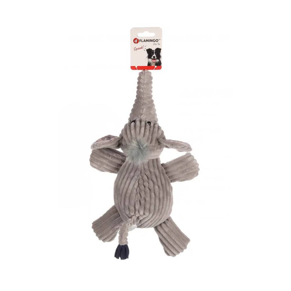 Flamingo - Peluche l'éléphant fanto gris 36 cm pour chien - Imagen 2