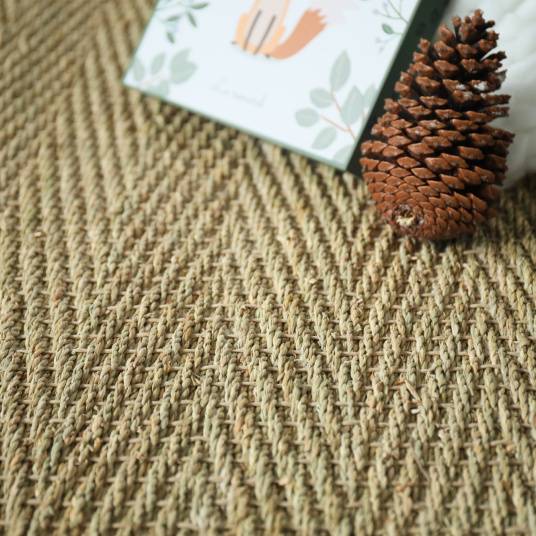Decoweb - Jonc de mer - Assam - Chevron - Rouleau de 2m x 5m - Decoweb - Image 4