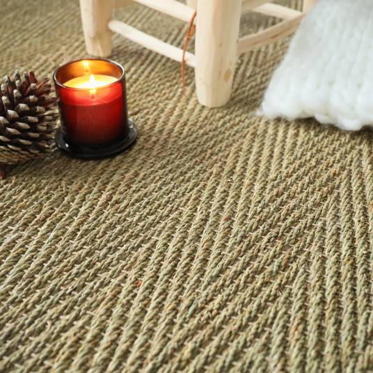 Decoweb - Jonc de mer - Assam - Chevron - Rouleau de 2m x 5m - Decoweb - Image 1