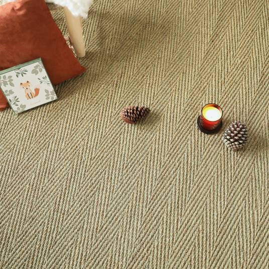 Decoweb - Jonc de mer - Assam - Chevron - Rouleau de 2m x 5m - Decoweb - Image 2