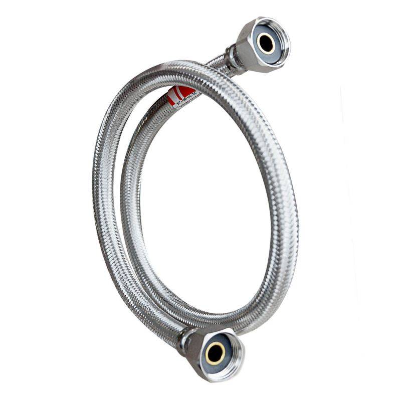 Flexible droit Ø13mm raccordement Femelle - Femelle 3/4'' Longueur 80cm - Image 1