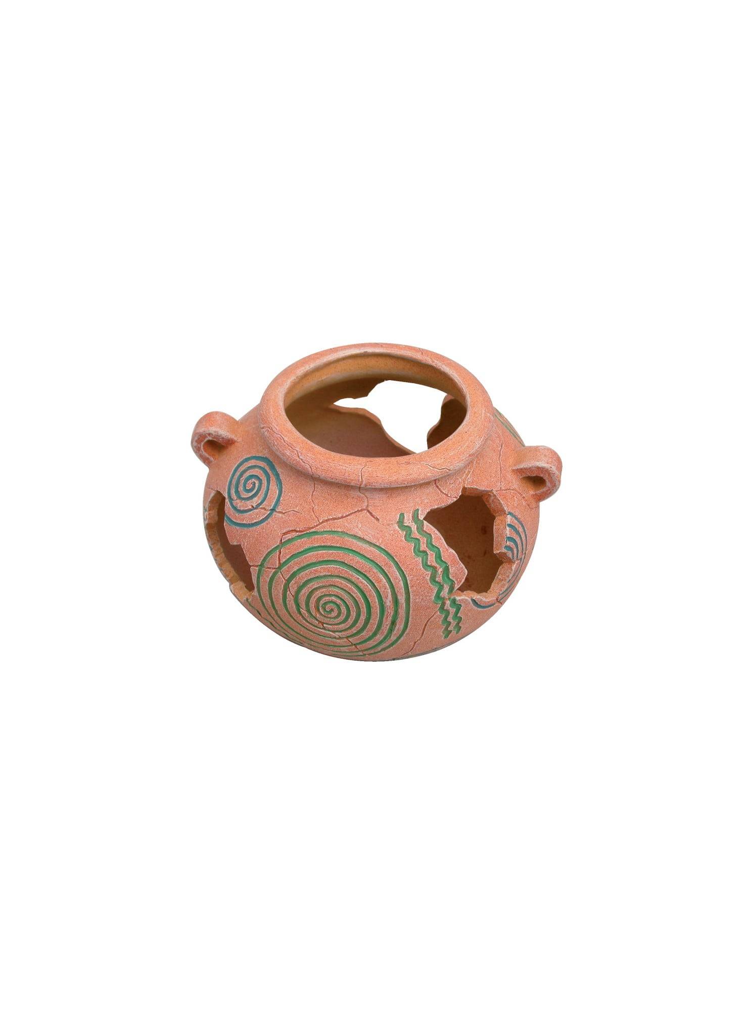 Decoración Egipto, cerámica etrusca de resina, 9 cm de alto - ZOLUX