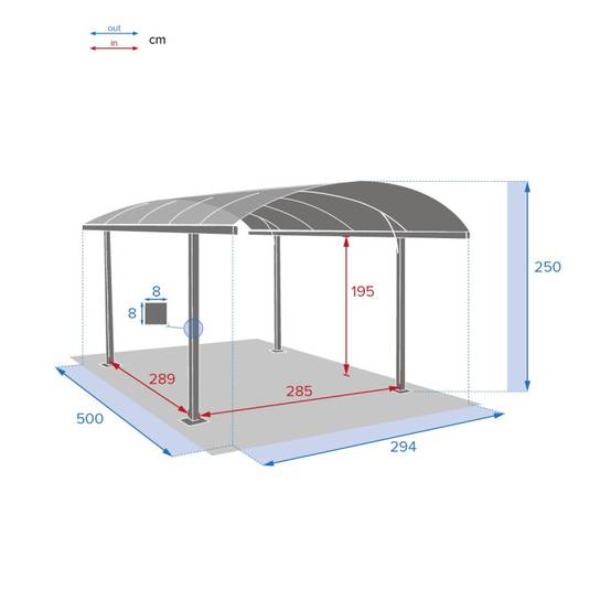 Hesperide - Abri imperméable Bélize pour repas ou voiture Hespéride - Image 4