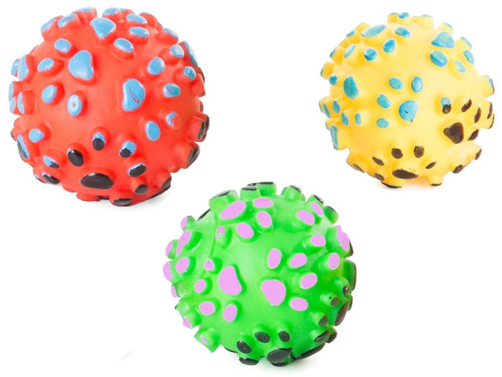 Objet chien couineur balle de dentition caoutchouc couleurs - Image 4
