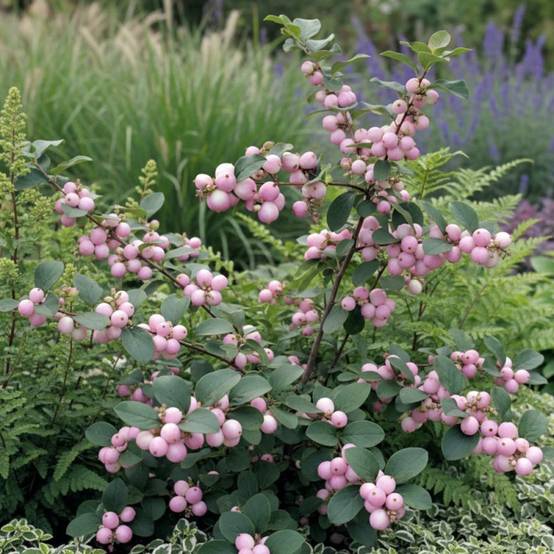 Symphorine Hancock, Symphoricarpos à fleurs Blanche - feuillage Caduc - Pot de 3L - 20/40 cm- hauteur à maturité De 2,50 m à 3,00 m - Image 5