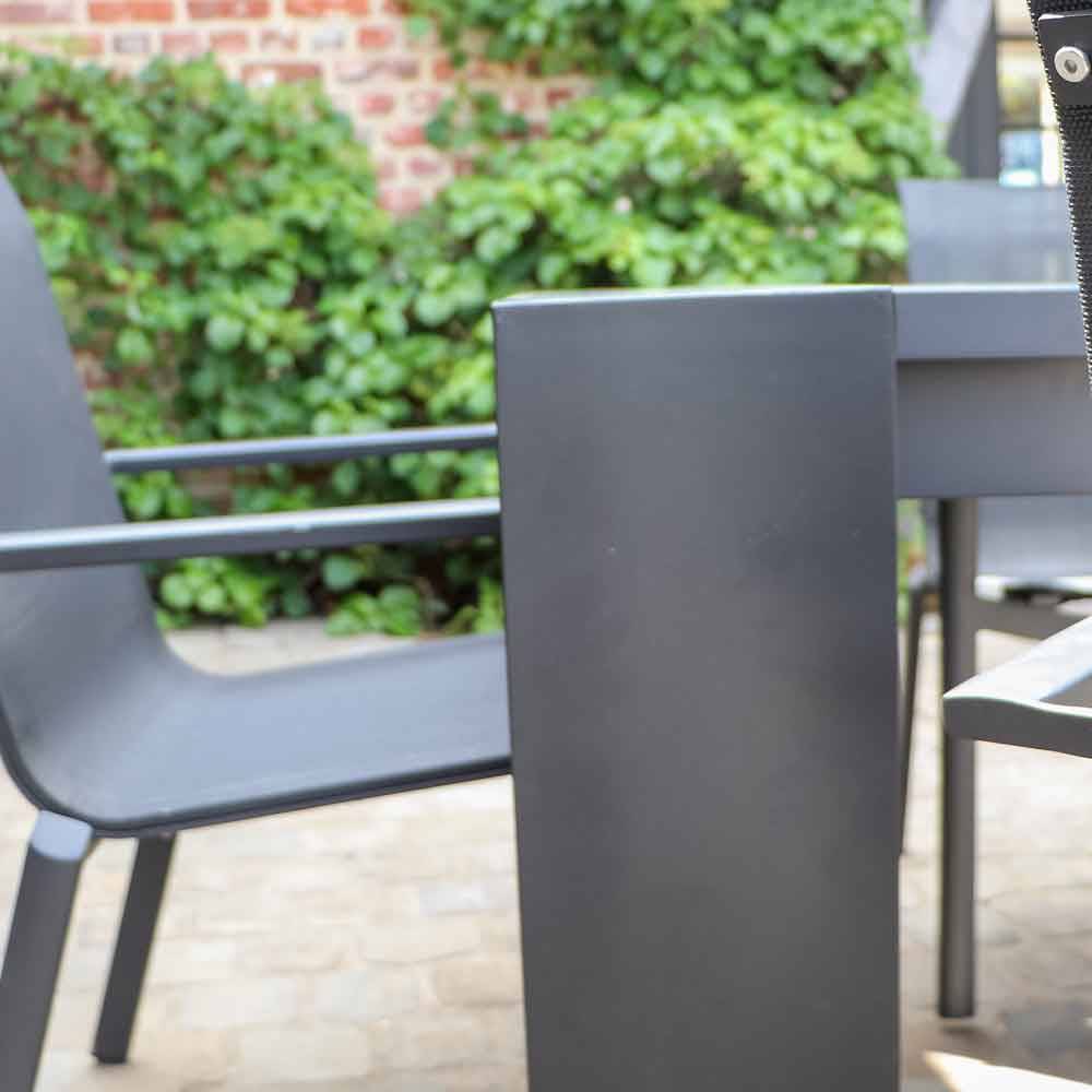 Wilsa Garden - Table de jardin en aluminium 6/8P fixe IBIZA - Imagen 4