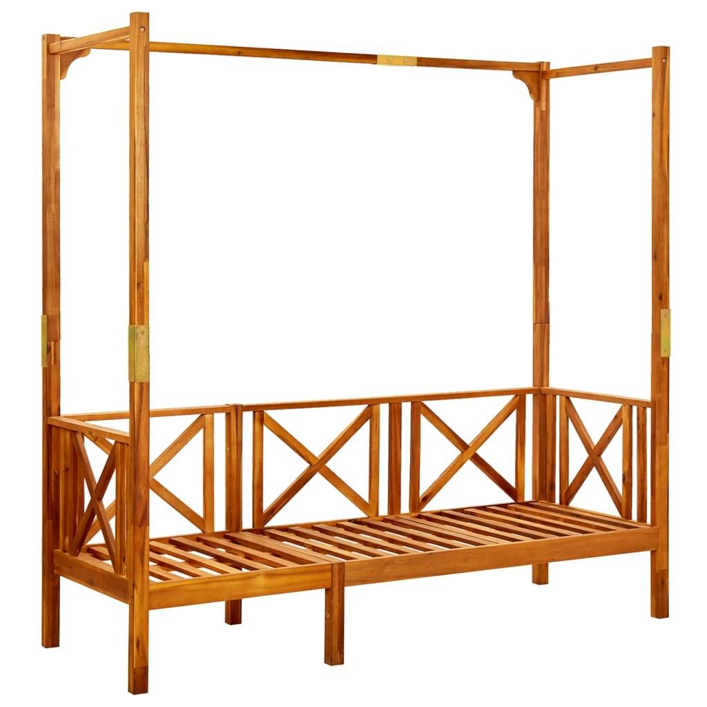 Vidaxl - Banc de jardin avec auvent Bois d'acacia solide vidaXL 310320 - Imagen 6