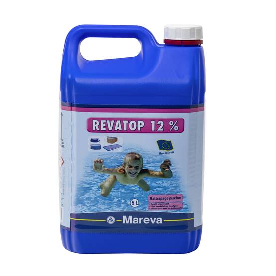 Rattrapage eau de piscine verte à 12% lot de 2 bidons de 5 L - Image 1