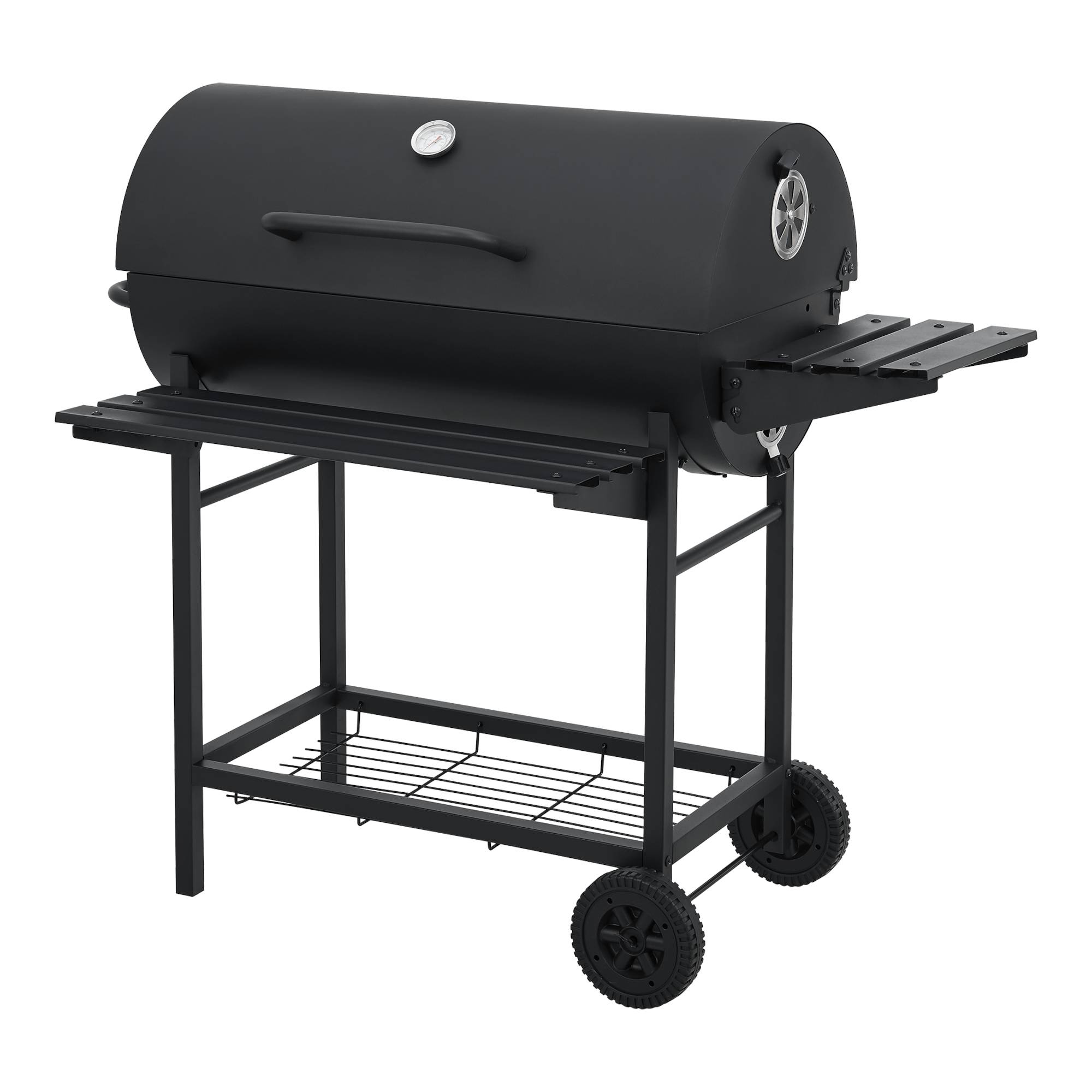 Casa.Pro - Chariot de barbecue au charbon de bois Armento 95 x 108 x 61 cm noir casa.pro - Imagen 5