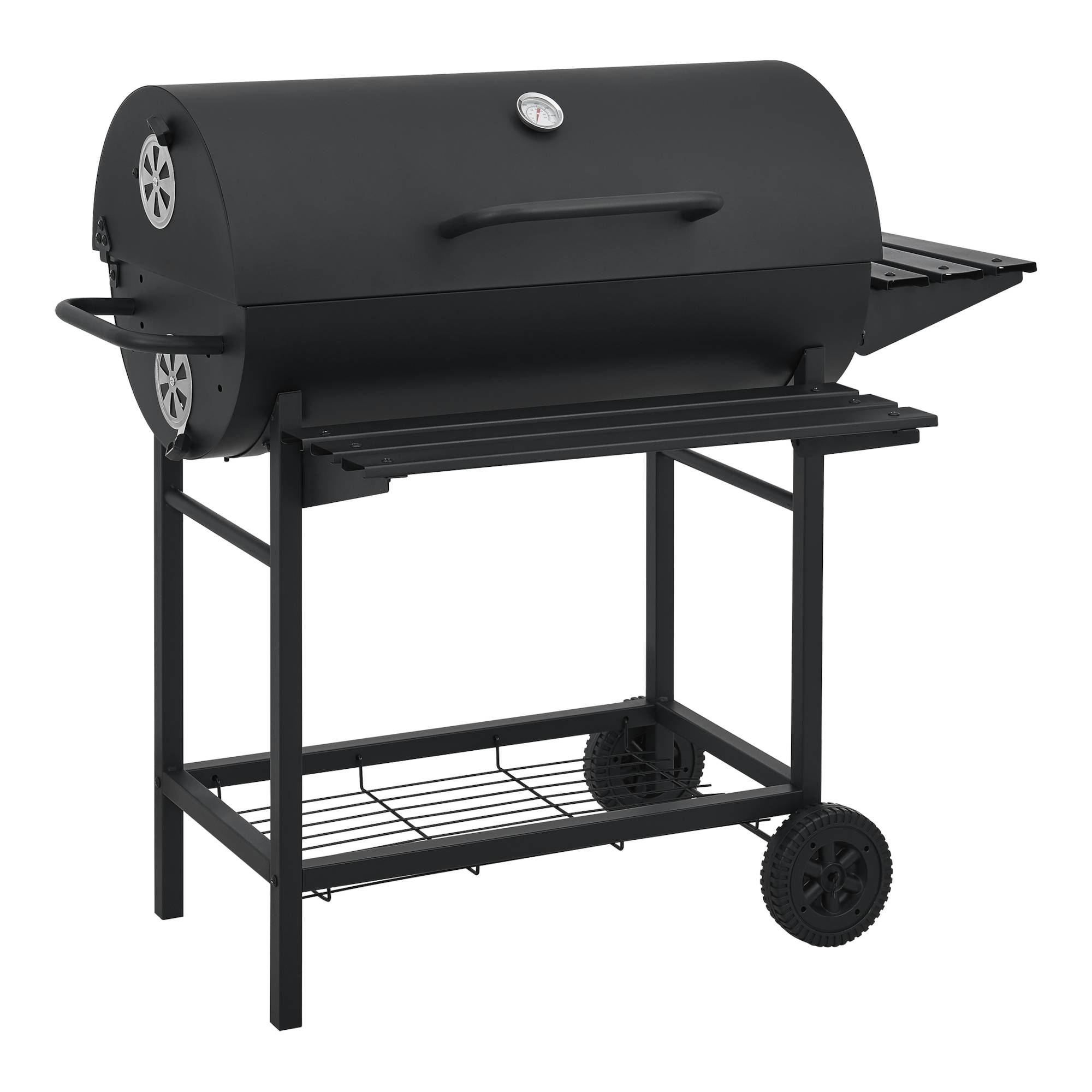 Casa.Pro - Chariot de barbecue au charbon de bois Armento 95 x 108 x 61 cm noir casa.pro - Imagen 7