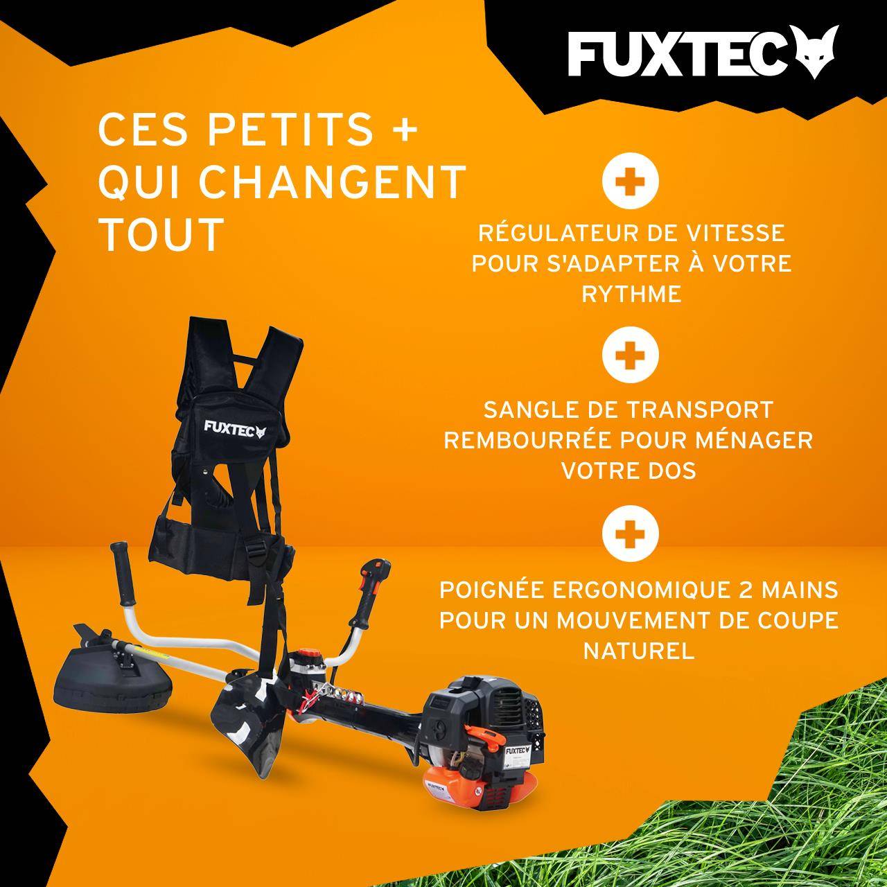 FUXTEC - Débroussailleuse thermique pro FX-PS152  52 cm³ 3 CV avec système anti-vibration – Fuxtec - Image 5