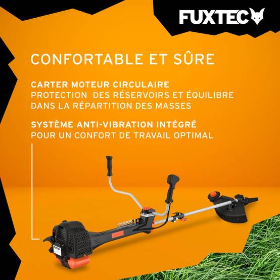FUXTEC - Débroussailleuse thermique pro FX-PS152 52 cm³ 3 CV avec système anti-vibration – Fuxtec - Image 7