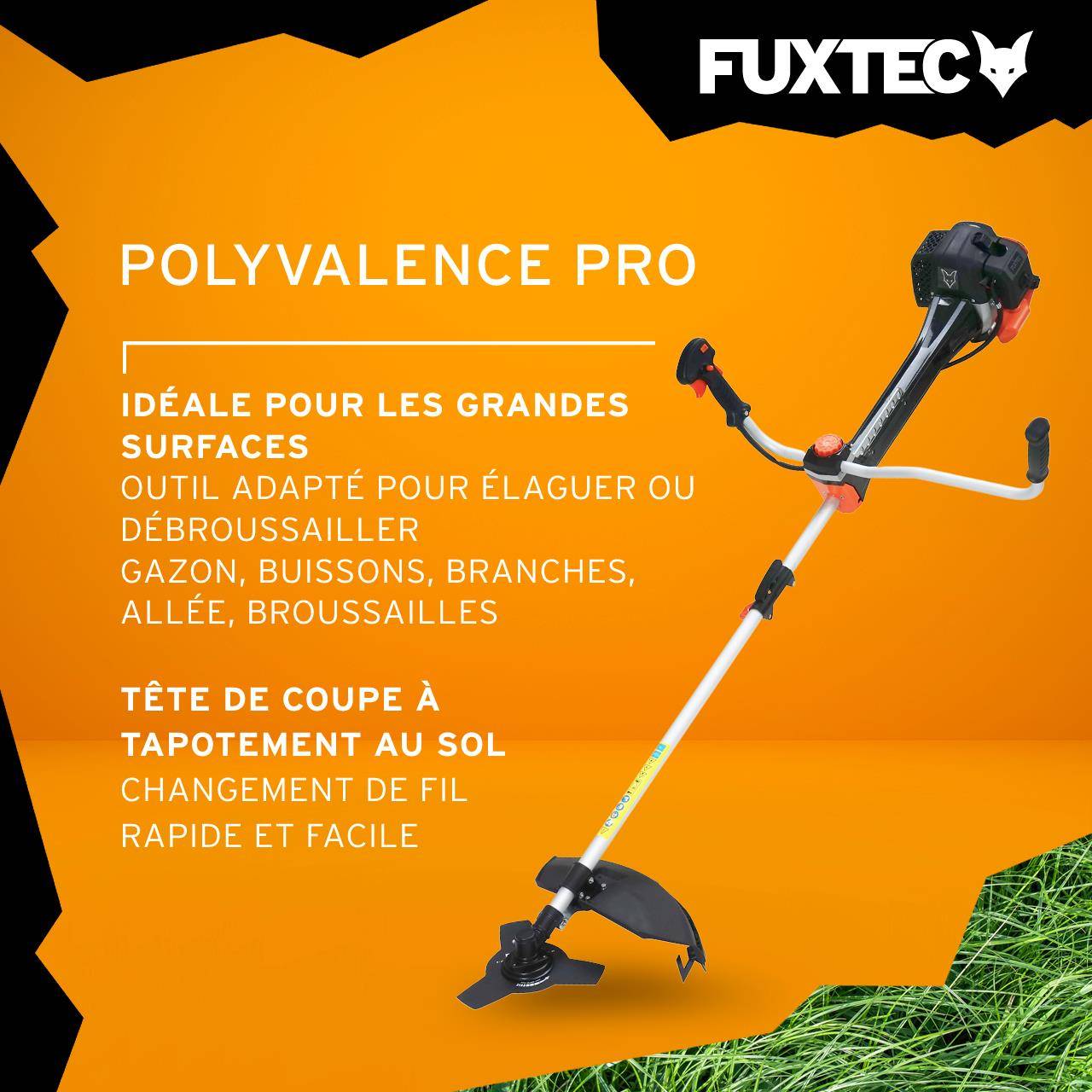 FUXTEC - Débroussailleuse thermique pro FX-PS152  52 cm³ 3 CV avec système anti-vibration – Fuxtec - Image 6