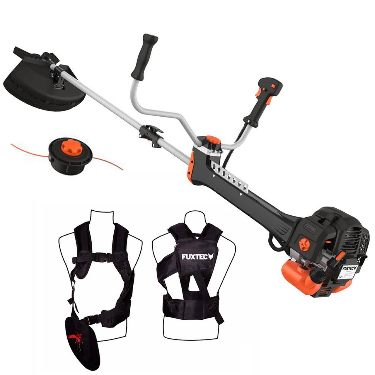 FUXTEC - Débroussailleuse thermique pro FX-PS152  52 cm³ 3 CV avec système anti-vibration – Fuxtec