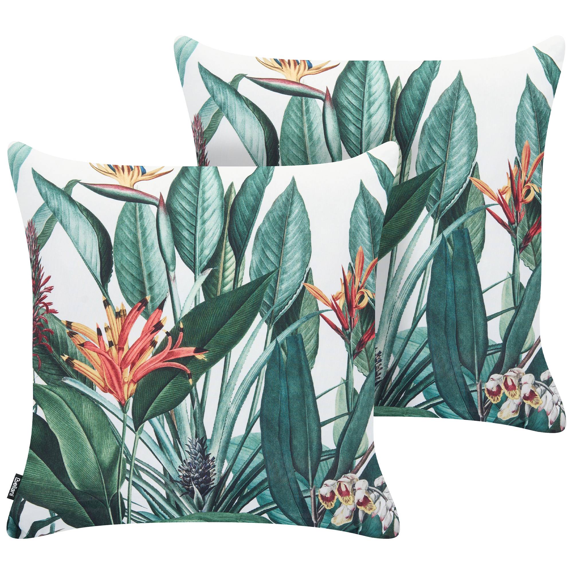 Beliani - Coussin d'extérieur Polyester Vert NANDINA - 45x45x10- Beliani - Image 2