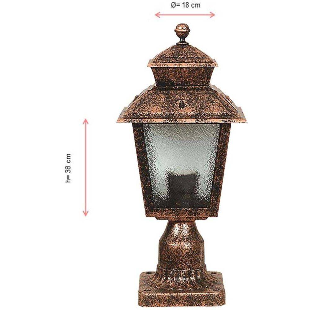 Hanah Home - Lampe extérieure à poser en ABS vintage Brigitte - Imagen 2