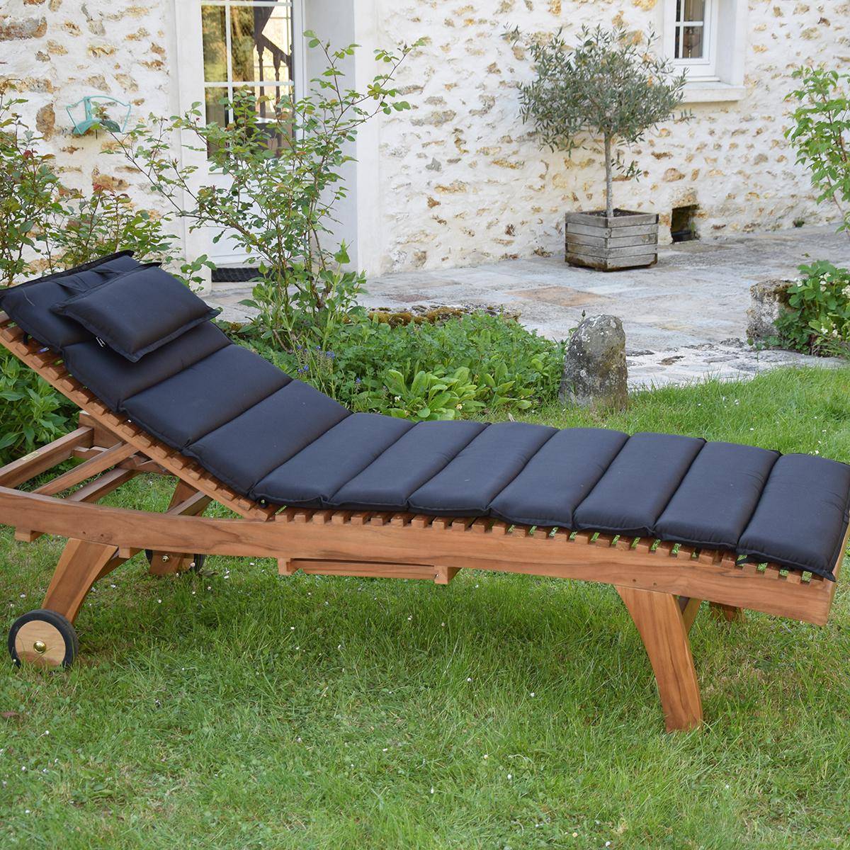 Matelas Noir pour bain de soleil - TECK'Attitude - Imagen 5