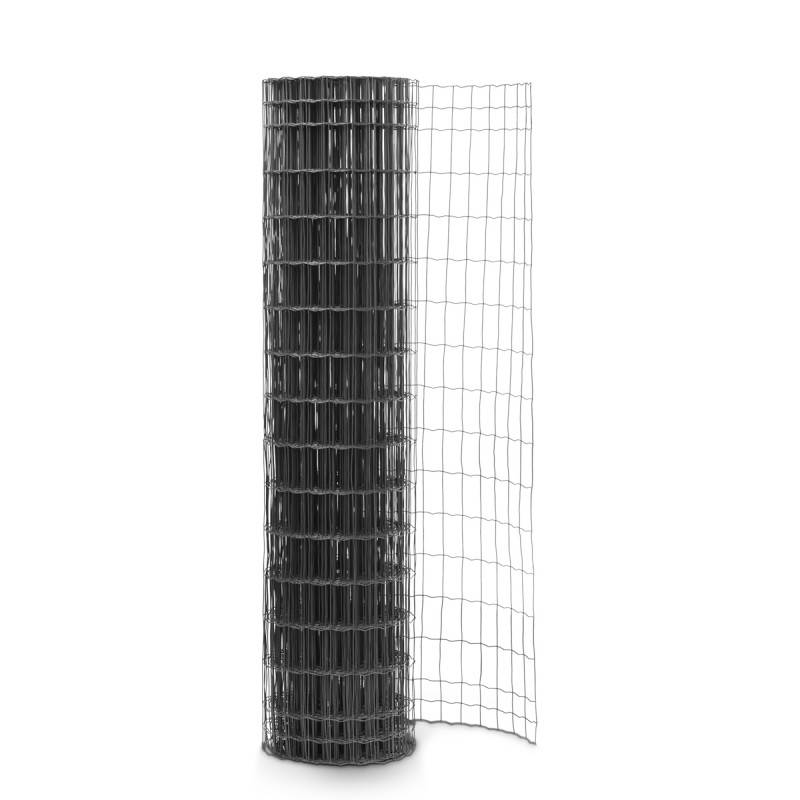 Grillage soudé en rouleau H1m80 x L25m fil 2.5mm maille 100x50 mm Gris anthracite - Easy Clôture - Imagen 1