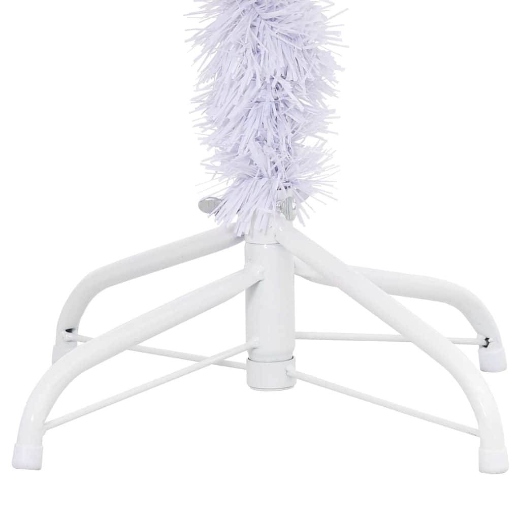 ComfortXL - Sapin de Noël artificiel enneigé en PVC pour Fêtes Intérieur Extérieur Blanc 150 cm – ComfortXL Outdoor Living - Image 6