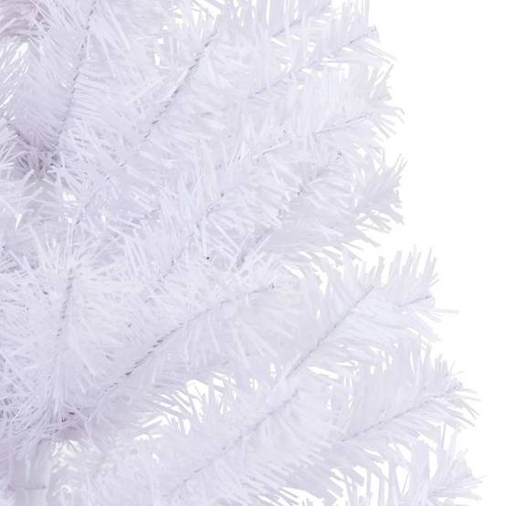 ComfortXL - Sapin de Noël artificiel enneigé en PVC pour Fêtes Intérieur Extérieur Blanc 150 cm – ComfortXL Outdoor Living - Image 5