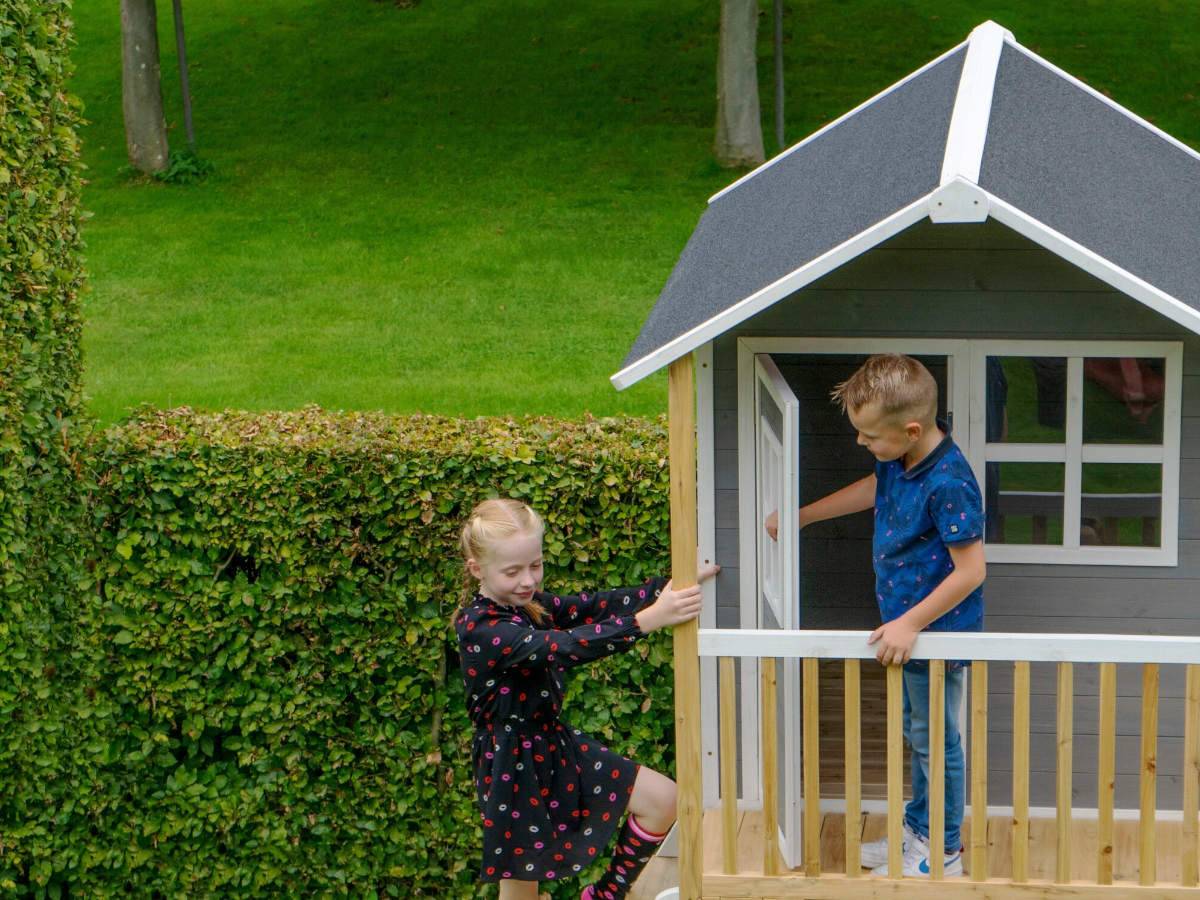 Exit Toys - Maisonnette en bois pour enfants Loft 300 Gris - Exit Toys - Imagen 5