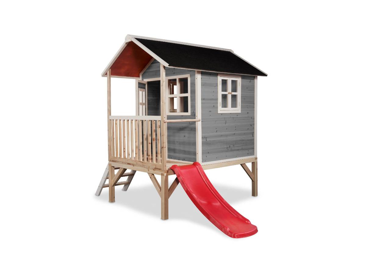 Exit Toys - Maisonnette en bois pour enfants Loft 300 Gris - Exit Toys - Imagen 2