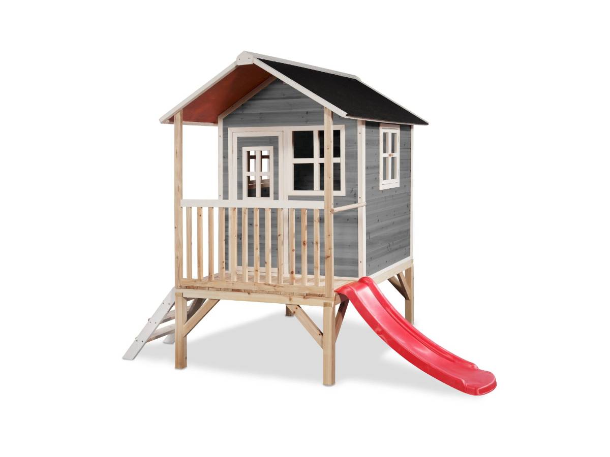 Exit Toys - Maisonnette en bois pour enfants Loft 300 Gris - Exit Toys - Imagen 1