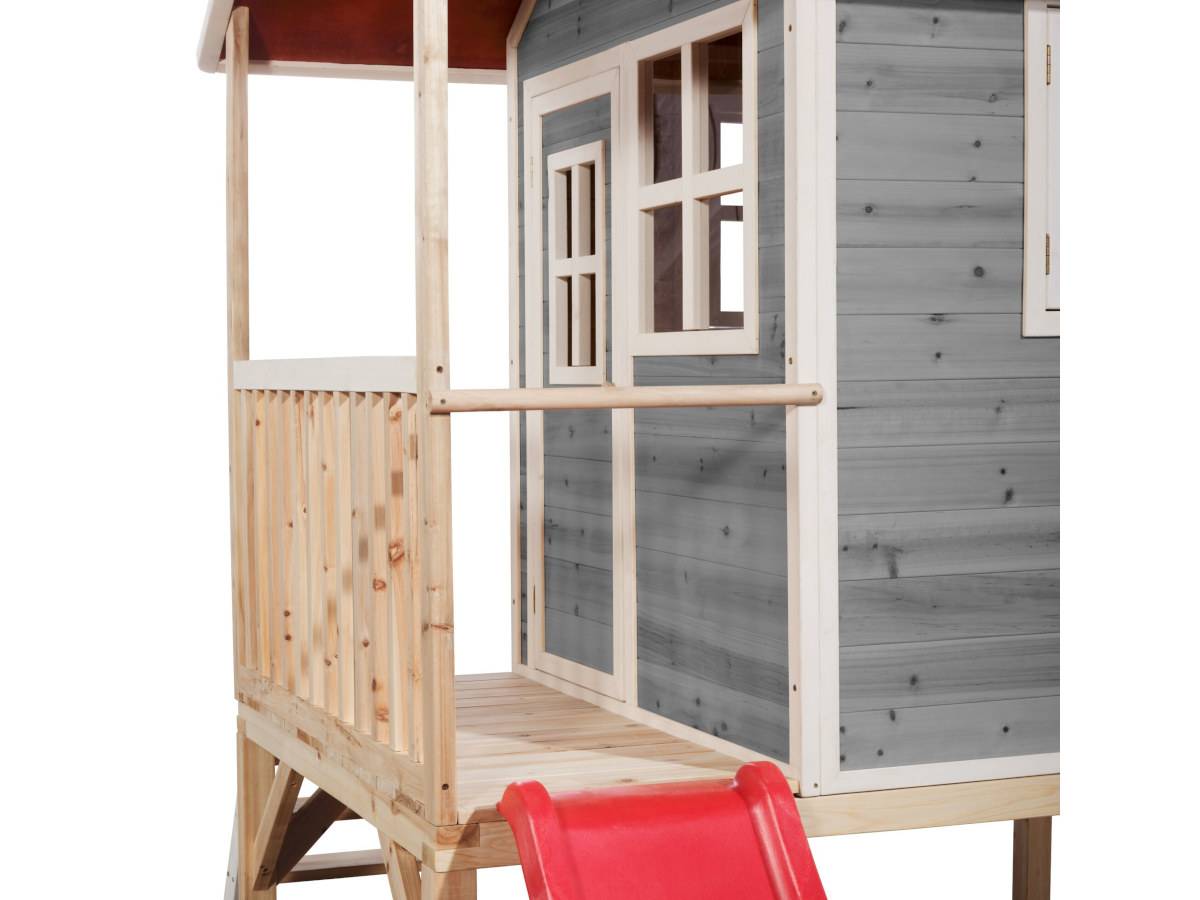 Exit Toys - Maisonnette en bois pour enfants Loft 300 Gris - Exit Toys - Imagen 3