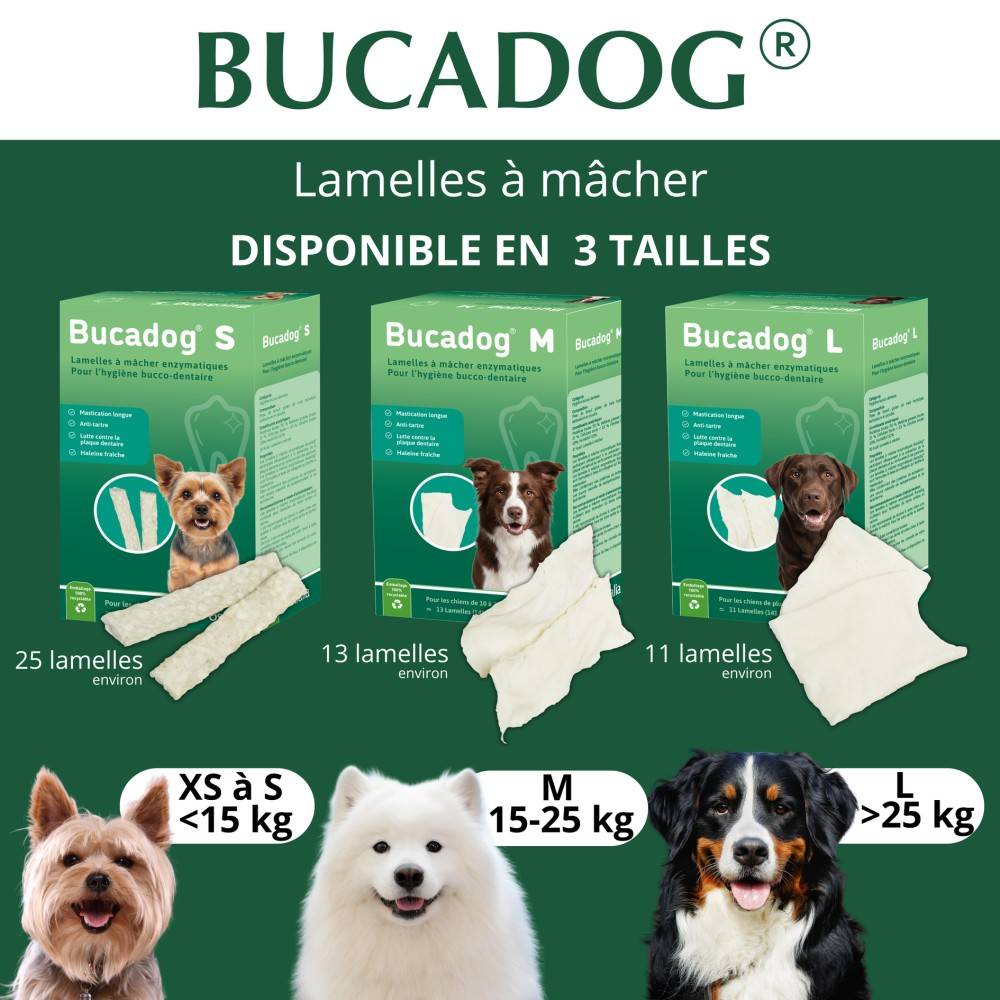 Bucadog Lamelles Dentaires Chien OSALIA 141gr - Image 7