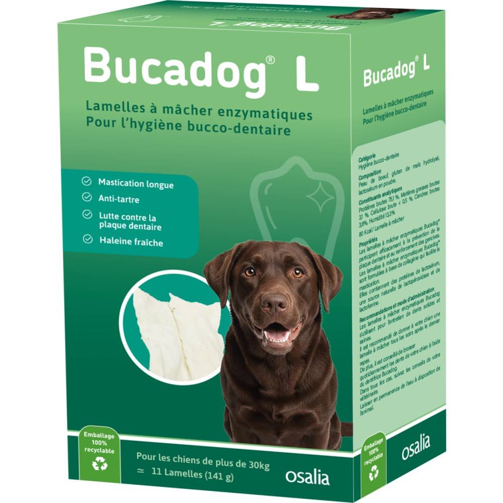 Bucadog Lamelles Dentaires Chien OSALIA 141gr - Image 3