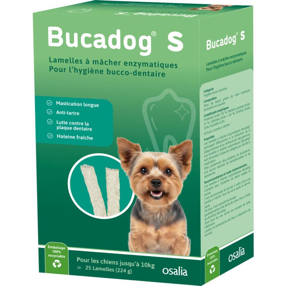 Bucadog Lamelles Dentaires Chien OSALIA 141gr - Image 1