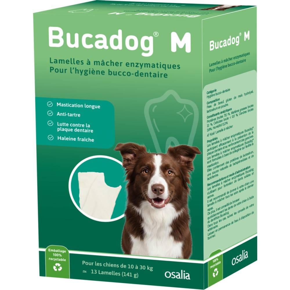 Bucadog Lamelles Dentaires Chien OSALIA 141gr - Image 2