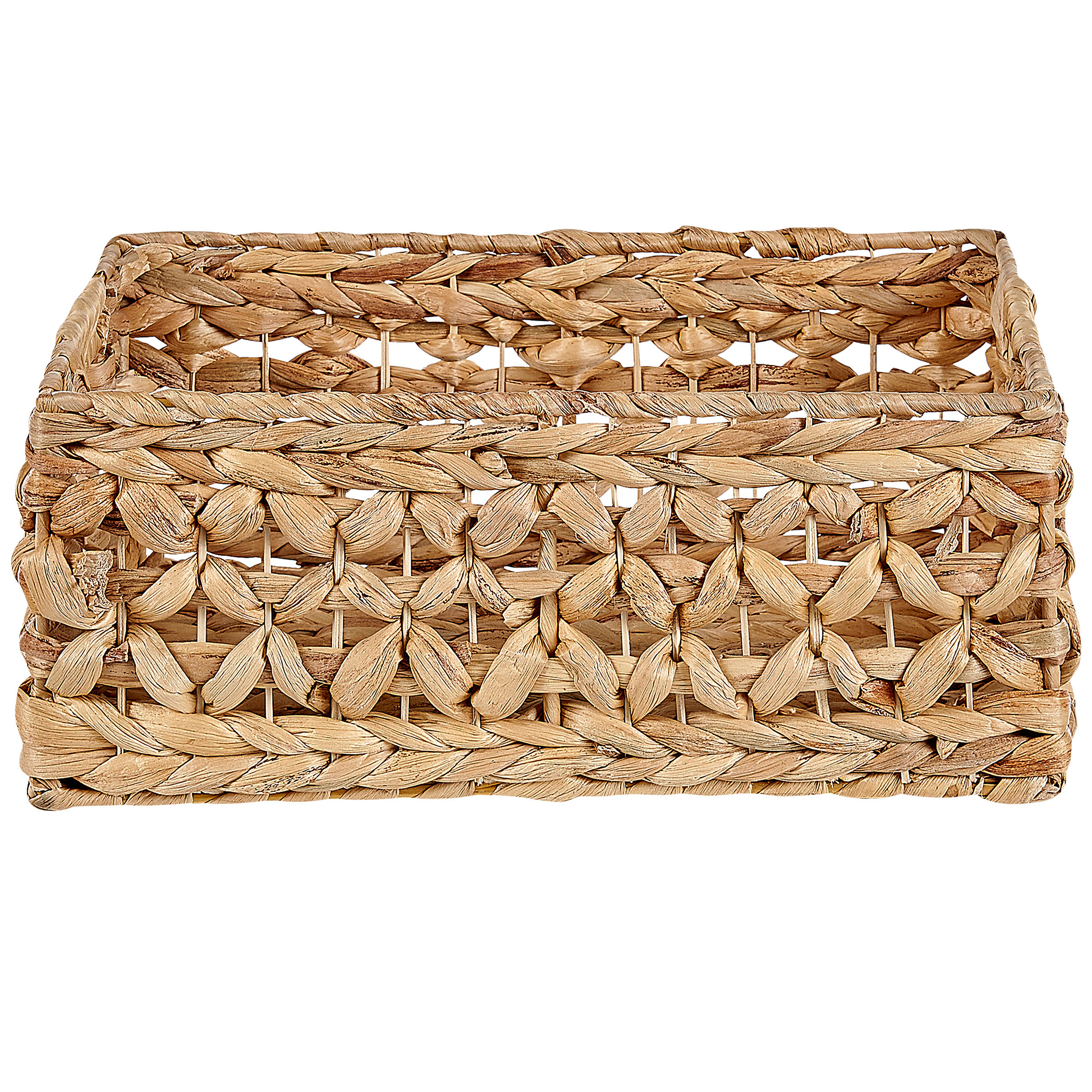 Beliani - Paniers Naturels en Jacinthe d'Eau avec Poignées Tissés Lot de 3 Accessoires de Maison Style Boho - Imagen 10