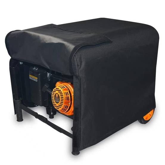 Housse de protection générateur en tissu Oxford noir, générateur imperméable et anti-poussière, convient à la plupart générateurs, 78 x 60 x 53 cm - Image 8