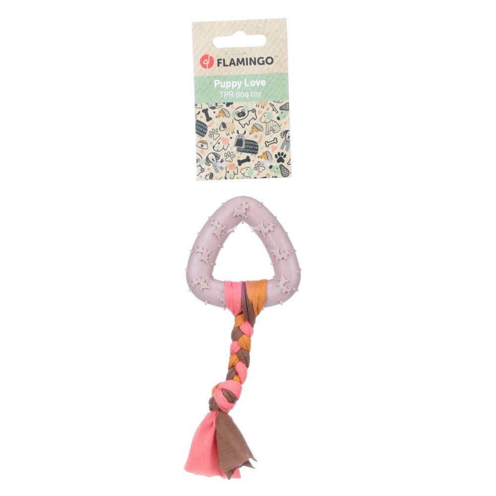Flamingo - jeux Bunty Triangle Taupe  7.3 x 17.5 x 2 cm pour Chiot - Imagen 2