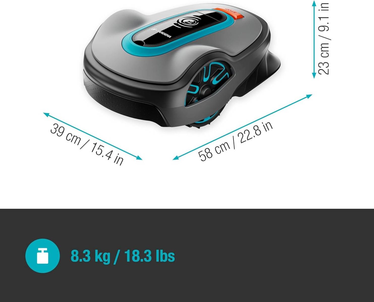 Gardena - Tondeuse robot smart SILENO life 750 - surface jusqu'à 750 m - commande par smart App ² Gardena - Imagen 9