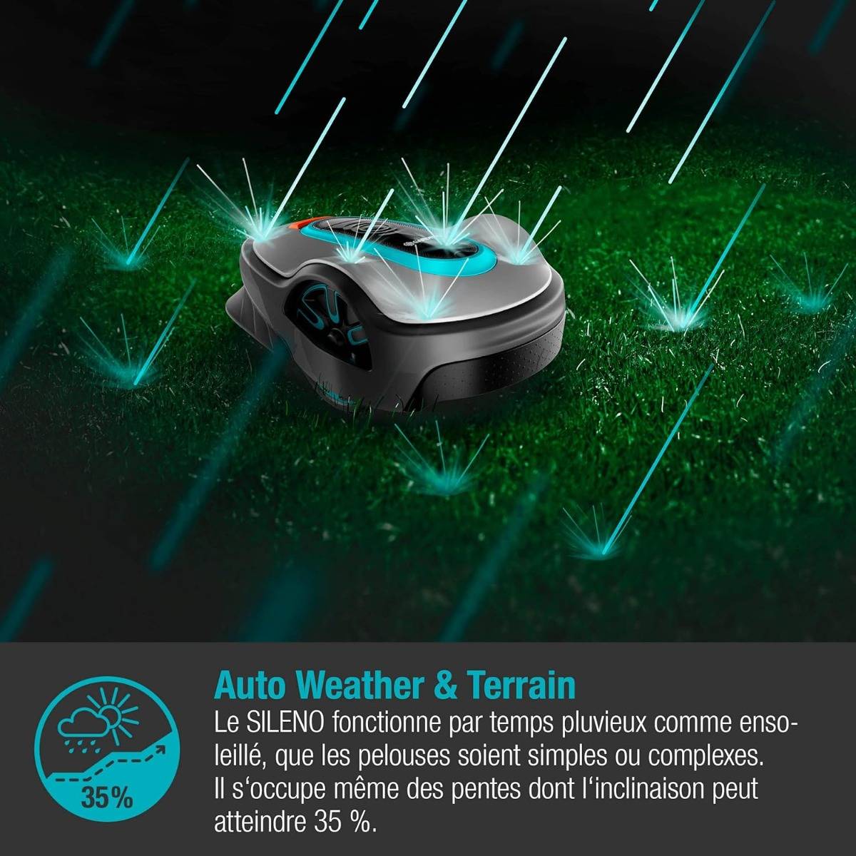 Gardena - Tondeuse robot smart SILENO life 750 - surface jusqu'à 750 m - commande par smart App ² Gardena - Imagen 7