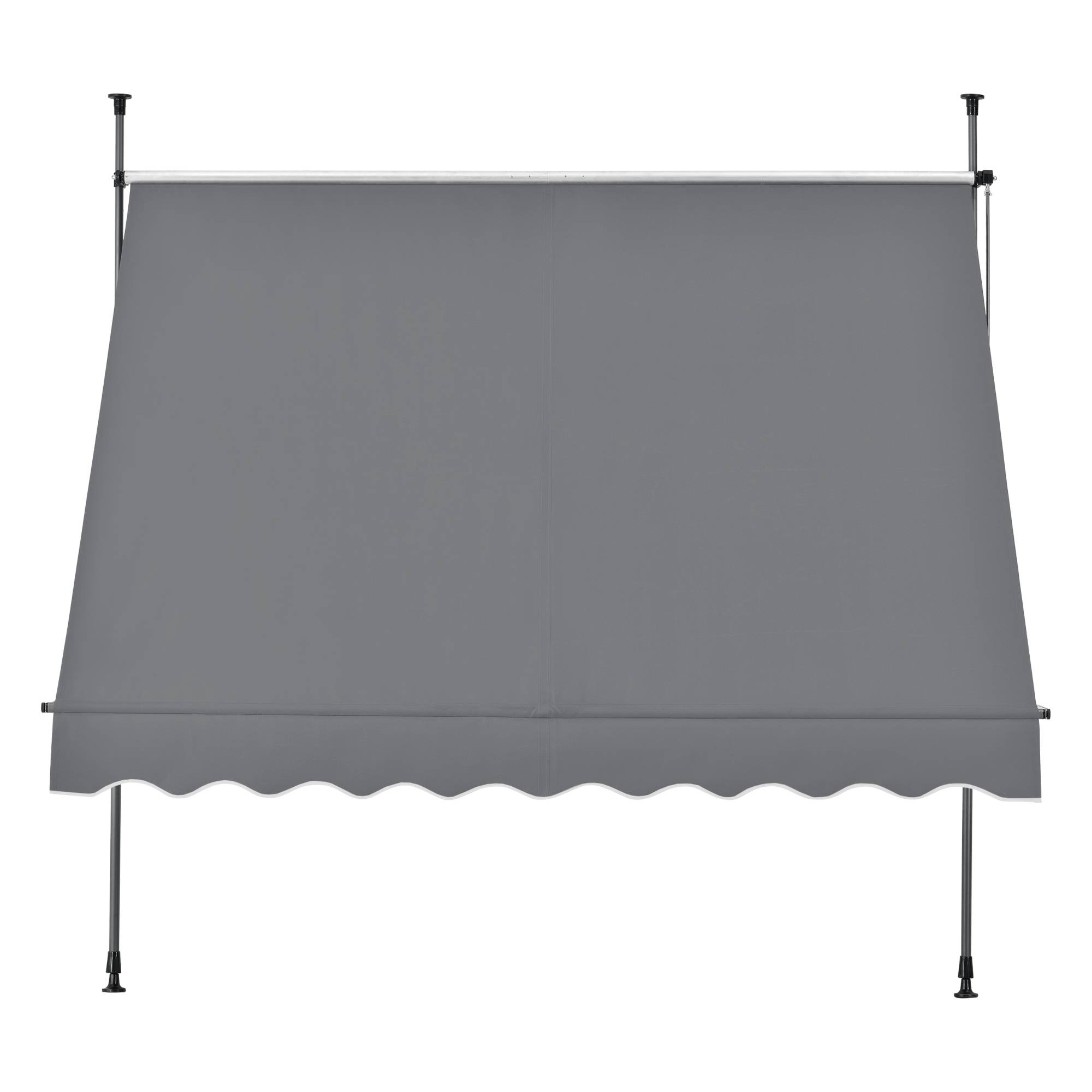 Pro.Tec - Store Banne Téléscopique Acier Polyester 300 x 120 x 220-309 cm Gris Ardoise [pro.tec] - Imagen 4