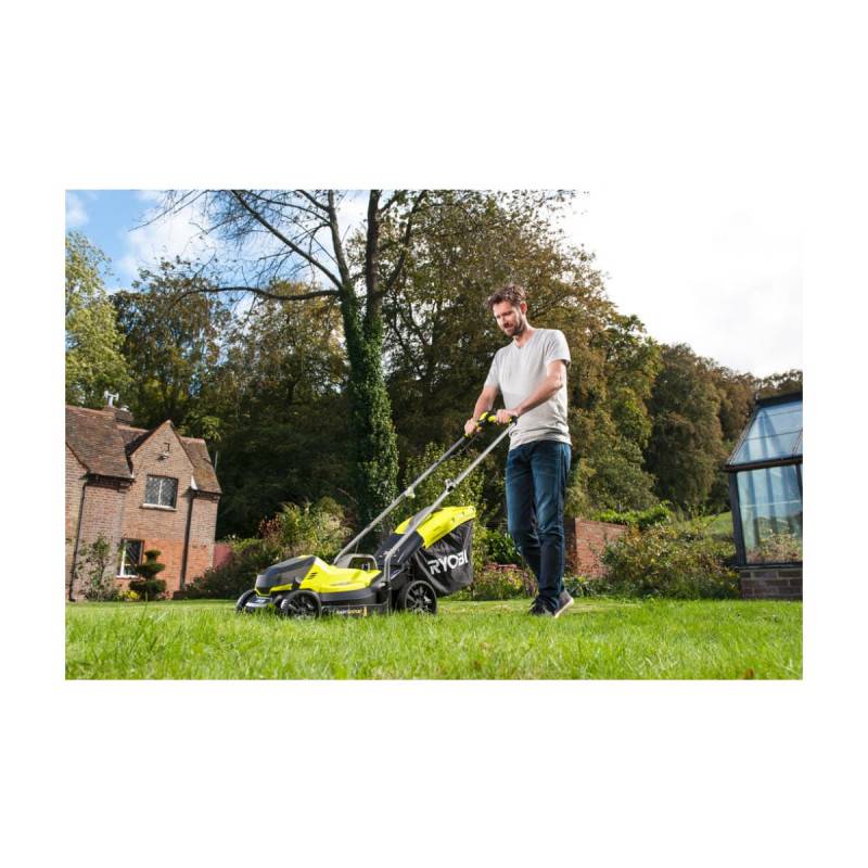Ryobi - Pack RYOBI Tondeuse poussée 18V One+ OLM1833B - 1 Batterie 5.0Ah - 1 Chargeur rapide RC18120-150 - Image 2