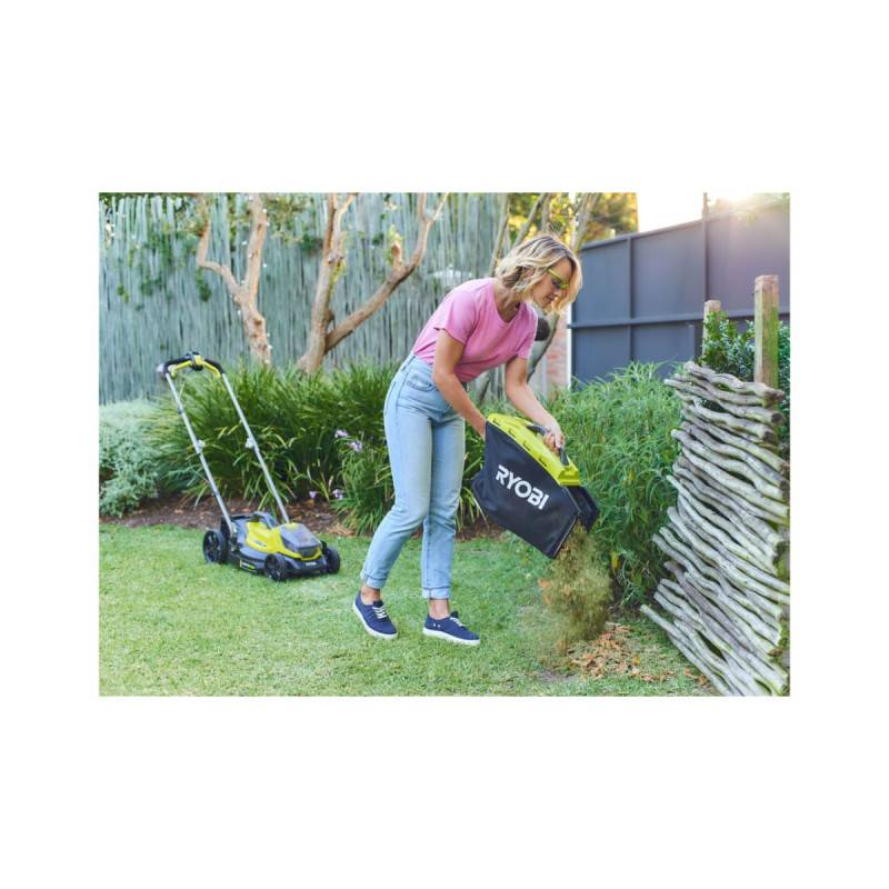 Ryobi - Pack RYOBI Tondeuse poussée 18V One+ OLM1833B - 1 Batterie 5.0Ah - 1 Chargeur rapide RC18120-150 - Image 5